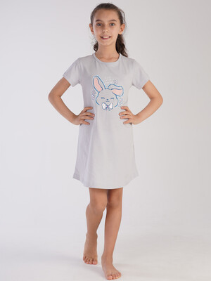 Купить Хлопковая туника с коротким рукавом VIENETTA 2124760000  в Украина в Lingerie.ua - Одяг для дому та відпочинку, Фото 5