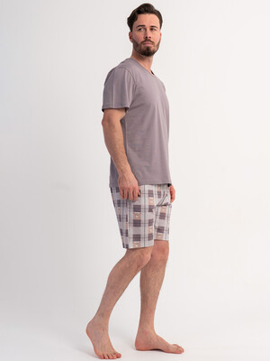 Купить Бавовняний літній костюм (футболка + шорти) VIENETTA MAN 5120547295 в Украина в Lingerie.ua - Одяг для дому та відпочинку, Фото 3