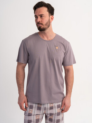 Купить Бавовняний літній костюм (футболка + шорти) VIENETTA MAN 5120547295 в Украина в Lingerie.ua - Одяг для дому та відпочинку, Фото 4