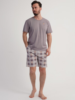 Купить Бавовняний літній костюм (футболка + шорти) VIENETTA MAN 5120547295 в Украина в Lingerie.ua - Одяг для дому та відпочинку, Фото 5