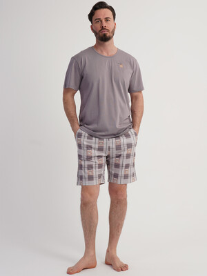 Купить Бавовняний літній костюм (футболка + шорти) VIENETTA MAN 5120547295 в Украина в Lingerie.ua - Одяг для дому та відпочинку, Фото 6