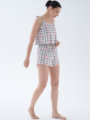 Купить Хлопковая летняя пижама женская (майка + шорты) HAYS 70140 в Украина в Lingerie.ua - Одяг для дому та відпочинку, Фото 4