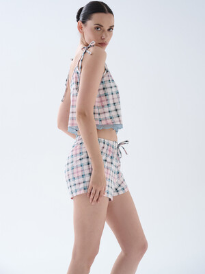 Купить Хлопковая летняя пижама женская (майка + шорты) HAYS 70140 в Украина в Lingerie.ua - Одяг для дому та відпочинку, Фото 5