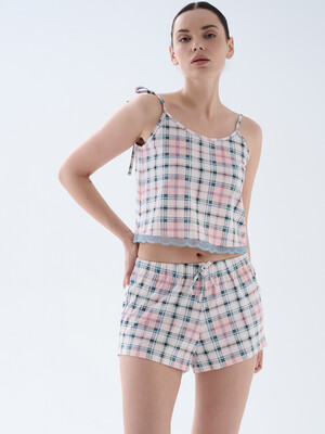 Купить Хлопковая летняя пижама женская (майка + шорты) HAYS 70140 в Украина в Lingerie.ua - Одяг для дому та відпочинку, Фото 7