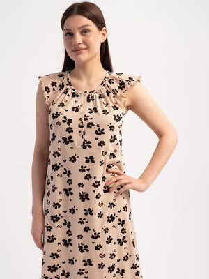Купить Хлопковая туника с коротким рукавом VIENETTA 6011430000 в Украина в Lingerie.ua - Одяг для дому та відпочинку, Фото 4