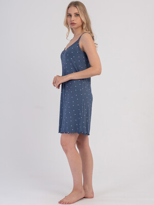 Купить Ночная сорочка из вискозы на бретельках VIENETTA 6040382181 в Украина в Lingerie.ua - Одяг для дому та відпочинку, Фото 4
