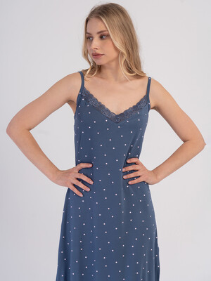 Купить Ночная сорочка из вискозы на бретельках VIENETTA 6040382181 в Украина в Lingerie.ua - Одяг для дому та відпочинку, Фото 6