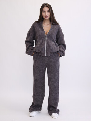 Купить Теплый шерстяной костюм однотонный (бомбер + брюки) LINGERIE 170904 в Украина в Lingerie.ua - Одяг для дому та відпочинку, Фото 11