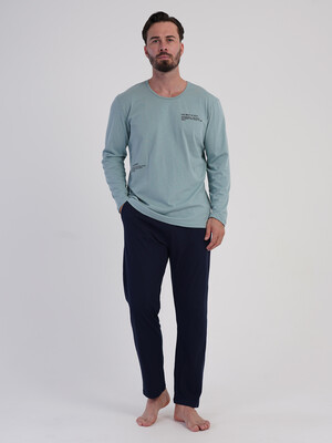 Купить Хлопковый домашний костюм (лонгслив + брюки) VIENETTA MAN 6051630000 в Украина в Lingerie.ua - Одяг для дому та відпочинку, Фото 5