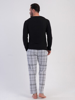 Купить Хлопковый домашний костюм с длинным рукавом VIENETTA MAN 6050363730 в Украина в Lingerie.ua - Одяг для дому та відпочинку, Фото 10