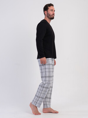 Купить Хлопковый домашний костюм с длинным рукавом VIENETTA MAN 6050363730 в Украина в Lingerie.ua - Одяг для дому та відпочинку, Фото 6