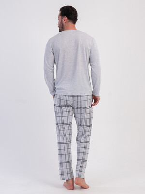 Купить Хлопковый домашний костюм с длинным рукавом VIENETTA MAN 6050363730 в Украина в Lingerie.ua - Одяг для дому та відпочинку, Фото 5