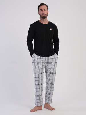 Купить Хлопковый домашний костюм с длинным рукавом VIENETTA MAN 6050363730 в Украина в Lingerie.ua - Одяг для дому та відпочинку, Фото 3