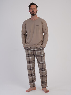 Купить Хлопковая пижама с длинным рукавом VIENETTA MAN 1619820002 в Украина в Lingerie.ua - Одяг для дому та відпочинку, Фото 4