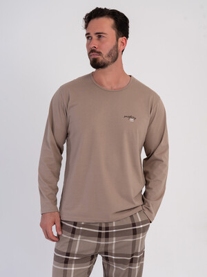 Купить Хлопковая пижама с длинным рукавом VIENETTA MAN 1619820002 в Украина в Lingerie.ua - Одяг для дому та відпочинку, Фото 5