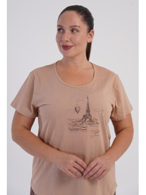 Купить Бавовняний домашній костюм із капрі VIENETTA 6060464098 в Украина в Lingerie.ua - Одяг для дому та відпочинку, Фото 3