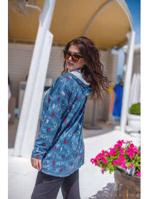 Купить Хлопковая куртка женская с начесом LINGERIE 170032 в Украина в Lingerie.ua - Одяг для дому та відпочинку, Фото 6