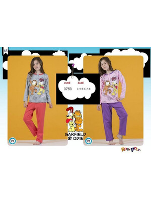 Купить Пижама для девочек детская GARFIELD 3753 в Украина