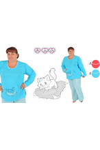 Купить Пижама VIENETTA S1513 брюки д рук 2xl,3xl,4xl в Украина