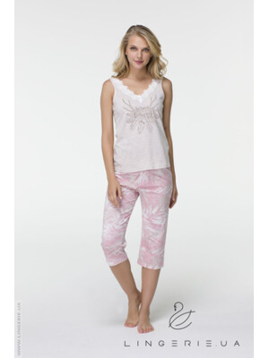 Купить Костюм женский из майки и капри для дома и сна HAYS 6543 в Украина в Lingerie.ua - Одяг для дому та відпочинку, Фото 1