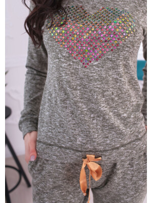 Купить Костюм женский из вязаного трикотажа LINGERIE 170074 в Украина в Lingerie.ua - Одяг для дому та відпочинку, Фото 11