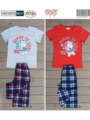 Купить Комплект для мальчика футболка капри VIENETTA 6120483641 в Украина в Lingerie.ua - Одяг для дому та відпочинку, Фото 2