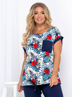 Купить Летний костюм женский большого размера LINGERIE 170099 в Украина в Lingerie.ua - Одяг для дому та відпочинку, Фото 9