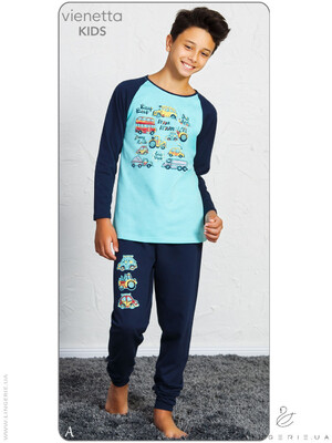 Купить Комплект байковый для мальчика VIENETTA 7050110000 в Украина в Lingerie.ua - Одяг для дому та відпочинку, Фото 3