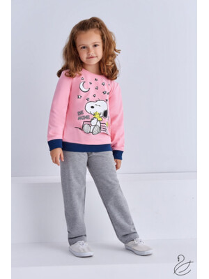 Купить Комплект для дівчинки байковий PEANUTS L9813 в Украина в Lingerie.ua - Одяг для дому та відпочинку, Фото 2