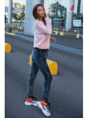 Купить Велюровий жіночий костюм із брюками LINGERIE 170372 в Украина в Lingerie.ua - Одяг для дому та відпочинку, Фото 2