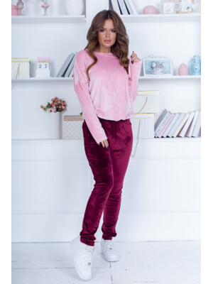 Купить Велюровий жіночий костюм із брюками LINGERIE 170372 в Украина в Lingerie.ua - Одяг для дому та відпочинку, Фото 3