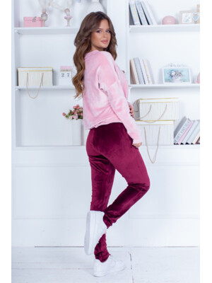 Купить Велюровий жіночий костюм із брюками LINGERIE 170372 в Украина в Lingerie.ua - Одяг для дому та відпочинку, Фото 4