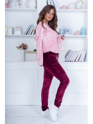 Купить Велюровий жіночий костюм із брюками LINGERIE 170372 в Украина в Lingerie.ua - Одяг для дому та відпочинку, Фото 6