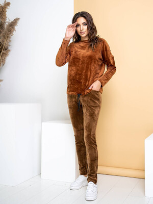 Купить Велюровий жіночий костюм із брюками LINGERIE 170372 в Украина в Lingerie.ua - Одяг для дому та відпочинку, Фото 8