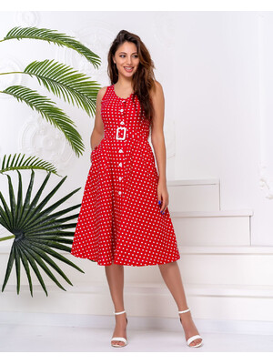 Купить Сарафан літній у горошок на ґудзиках LINGERIE 170431 в Украина