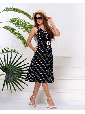 Купить Сарафан літній у горошок на ґудзиках LINGERIE 170431 в Украина в Lingerie.ua - Одяг для дому та відпочинку, Фото 9