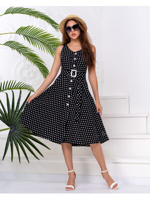 Купить Сарафан літній у горошок на ґудзиках LINGERIE 170431 в Украина в Lingerie.ua - Одяг для дому та відпочинку, Фото 7