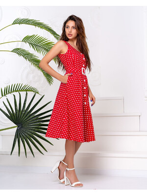 Купить Сарафан літній у горошок на ґудзиках LINGERIE 170431 в Украина в Lingerie.ua - Одяг для дому та відпочинку, Фото 6