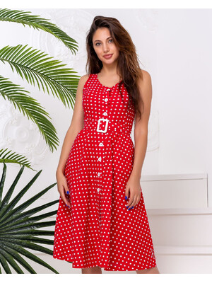 Купить Сарафан літній у горошок на ґудзиках LINGERIE 170431 в Украина в Lingerie.ua - Одяг для дому та відпочинку, Фото 15