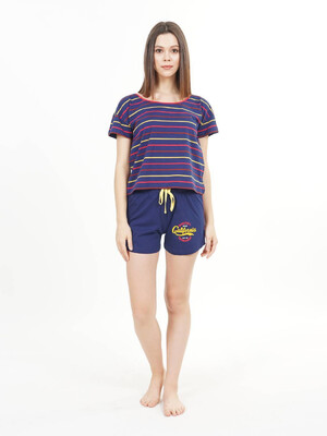 Купить Хлопковый комплект с шортами VIENETTA 0080094841 в Украина в Lingerie.ua - Одяг для дому та відпочинку, Фото 2