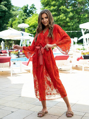 Купить Халат парео с кружевом LINGERIE 170558 в Украина в Lingerie.ua - Одяг для дому та відпочинку, Фото 6