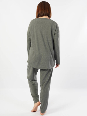 Купить Трикотажный комплект большого размера с брюками VIENETTA 1040060000 в Украина в Lingerie.ua - Одяг для дому та відпочинку, Фото 5