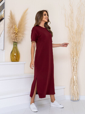 Купить Бавовняна сукня з розрізами LINGERIE 170597 в Украина в Lingerie.ua - Одяг для дому та відпочинку, Фото 3