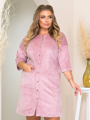Купить Велюровый халат на кнопках LINGERIE 170613  в Украина в Lingerie.ua - Одяг для дому та відпочинку, Фото 11