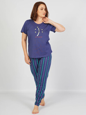 Купить Хлопковый домашний комплект большого размера VIENETTA 1020883276 в Украина в Lingerie.ua - Одяг для дому та відпочинку, Фото 1