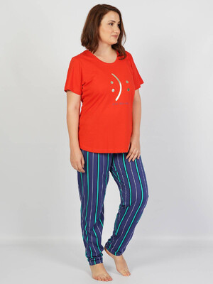 Купить Хлопковый домашний комплект большого размера VIENETTA 1020883276 в Украина в Lingerie.ua - Одяг для дому та відпочинку, Фото 2