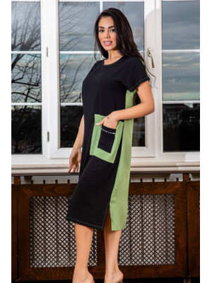 Купить Платье из вискозы с карманом COCOON J2-2465 в Украина