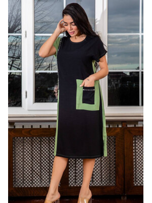 Купить Платье из вискозы с карманом COCOON J2-2465 в Украина в Lingerie.ua - Одяг для дому та відпочинку, Фото 3