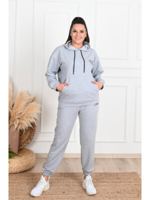 Купить Повседневный трикотажный костюм с капюшоном ADROM 3438 в Украина