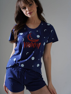 Купить Хлопковый комплект с шортами VIENETTA 1114652773 в Украина в Lingerie.ua - Одяг для дому та відпочинку, Фото 1